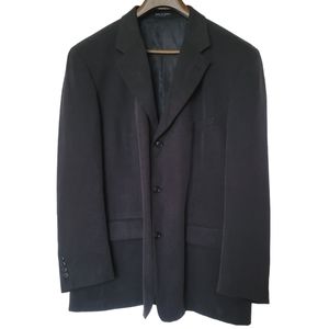 Baracuta Men's Black Tencel Sport Coat 46R
